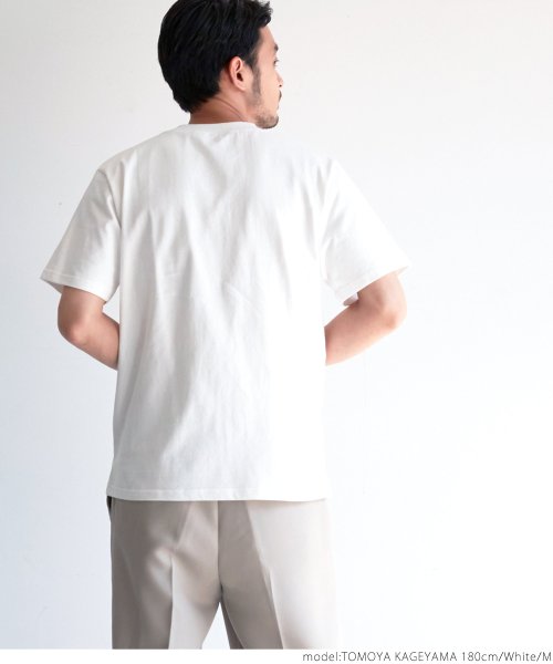 coca(コカ)/【透けない】ヘビーウェイト胸ポケットTシャツ/img04