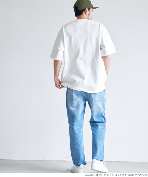 coca(コカ)/【透けない】胸ポケット付きサイドスリットTシャツ/img07