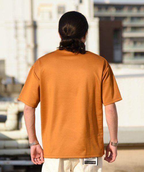 SHIPS MEN(シップス　メン)/【WEB限定】SHIPS: ワンポイント ロゴ ライト バルキー ポンチ ポケット Tシャツ/img12