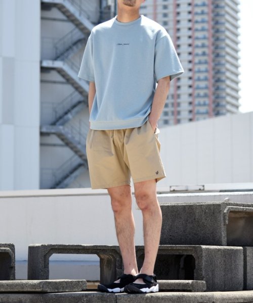 SHIPS MEN(シップス　メン)/【WEB限定】SHIPS: 《Tシャツとショーツがセット》 Stylish Standard ロゴ セットアップ Tシャツ/img02