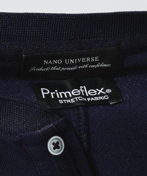 nano・universe(ナノ・ユニバース)/Primeflex鹿の子ヘンリーネックＴシャツ/img10