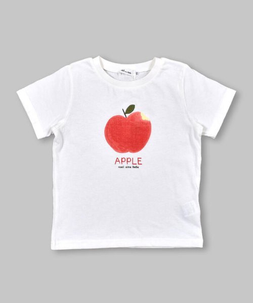 Noeil aime BeBe(ノイユ　エーム　べべ)/りんご ぶどう レモン フルーツ モチーフ 半袖 Tシャツ (80~130cm)/img01