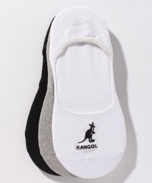 KANGOL(KANGOL)/KANGOL / カンゴール　ブランドロゴ刺繍無地インソックス3足セット / 靴下 カバーソックス/img04