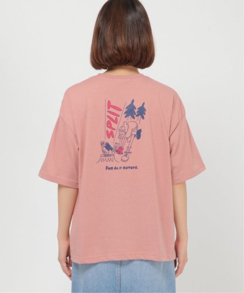 ikka(イッカ)/タケウチアツシコラボアウトドアTシャツ LADIES(薪割り)/img07
