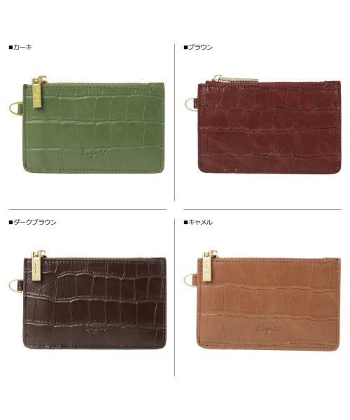 Ungrid(アングリッド)/アングリッド Ungrid 財布 ミニ財布 コインケース レディース MAD CROCO CARD CASE ブラック アイボリー グレー ベージュ カーキ ブ/img03