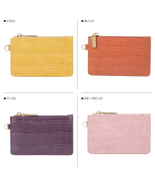 Ungrid(アングリッド)/アングリッド Ungrid 財布 ミニ財布 コインケース レディース MAD CROCO CARD CASE ブラック アイボリー グレー ベージュ カーキ ブ/img04