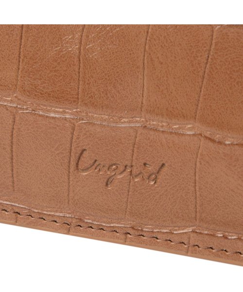 Ungrid(アングリッド)/アングリッド Ungrid 財布 ミニ財布 コインケース レディース MAD CROCO CARD CASE ブラック アイボリー グレー ベージュ カーキ ブ/img10