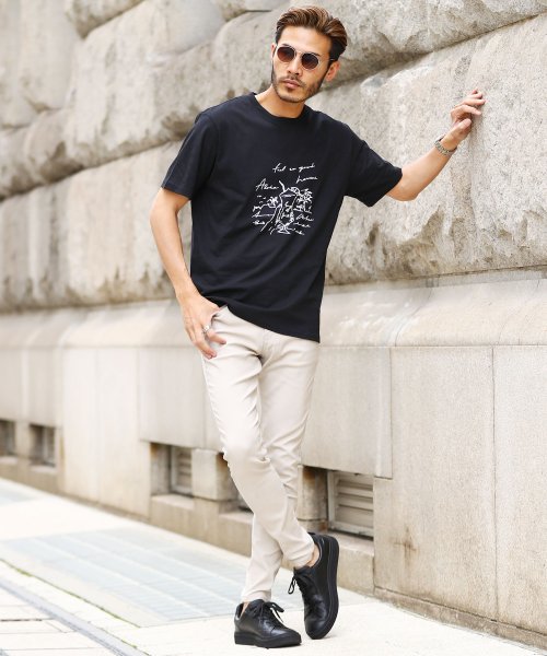 イラスト半袖プリントtシャツ Tシャツ メンズ おしゃれ ティーシャツ 半袖 カットソー トップス クルーネック ジギーズショップ Jiggys Shop Magaseek