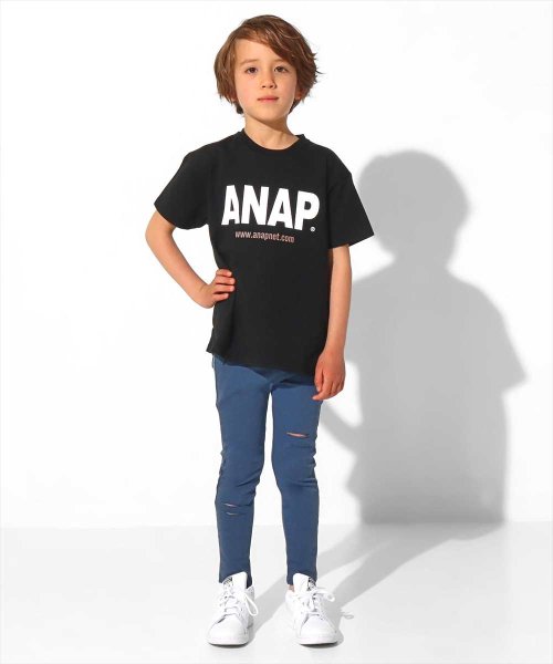 ANAP KIDS(アナップキッズ)/ANAPロゴプリントビッグTシャツ/img06