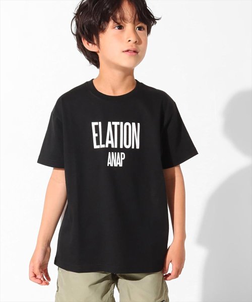 ANAP KIDS(アナップキッズ)/バイカラープリントビッグTシャツ/img03