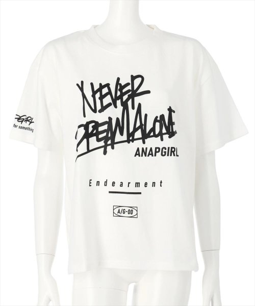 ANAP　GiRL(アナップガール)/ストリートメッセージTシャツ/img13