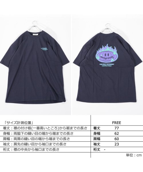 1111clothing(ワンフォークロージング)/◆ZEROGRAVITY プリント Tシャツ◆ tシャツ メンズ tシャツ レディース 半袖tシャツ 半袖 トップス ビッグt ビッグシルエット tシャツ オー/img02