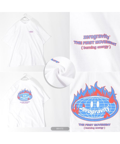 1111clothing(ワンフォークロージング)/◆ZEROGRAVITY プリント Tシャツ◆ tシャツ メンズ tシャツ レディース 半袖tシャツ 半袖 トップス ビッグt ビッグシルエット tシャツ オー/img06