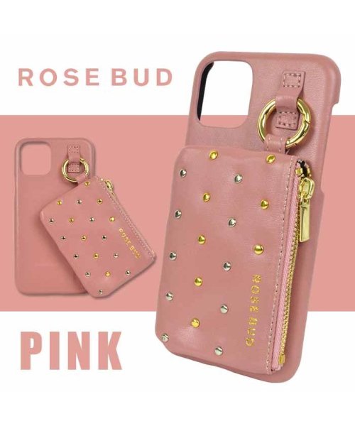 ROSE BUD(ローズバッド)/iphoneケース iPhone11Pro ローズバッド ROSEBUD コインケース付き背面ケース ピンク iphone11pro/img05