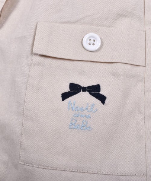 Noeil aime BeBe(ノイユ　エーム　べべ)/フラップ付き 綿ツイル ショートパンツ (90~130cm)/img13