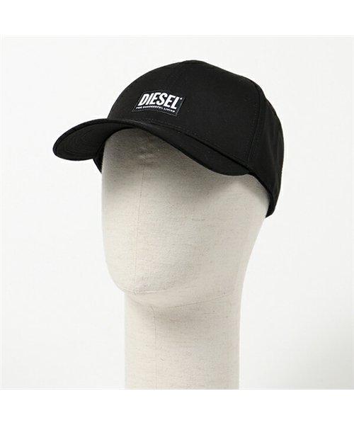 DIESEL(ディーゼル)/【DIESEL(ディーゼル)】SYQ9 BAUI CORRY HAT ロゴプリント ベースボールキャップ 帽子 900/ブラック メンズ レディース/img01