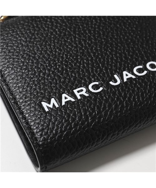  Marc Jacobs(マークジェイコブス)/【MARC JACOBS(マークジェイコブス)】M0017140 レザー 二つ折り財布 ミニ財布 001/BLACK レディース/img04