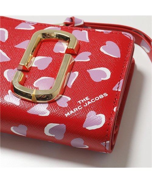 Marc Jacobs(マークジェイコブス)/【MARC JACOBS(マークジェイコブス)】M0017046 THE SNAPSHOT PRINTED HEARTS レザー 二つ折り財布 ハート 664//img05