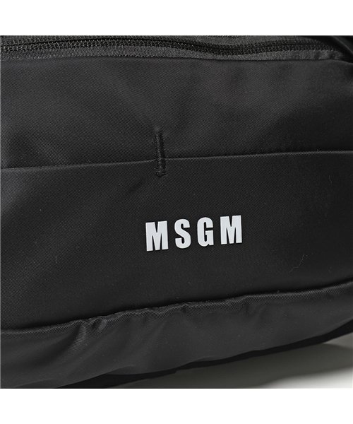 MSGM(MSGM)/【MSGM(エムエスジーエム)】3041MDZ29 BUM BAG ボディバッグ ロゴ ウエストポーチ ベルトバッグ 鞄 99 メンズ/img04