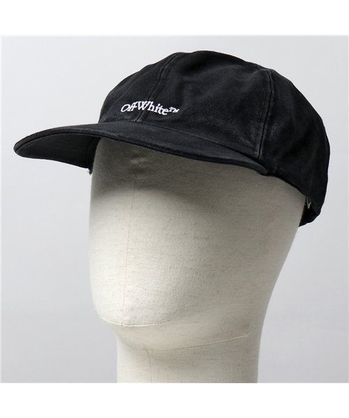 OFF-WHITE(オフホワイト)/【OFF－WHITE(オフホワイト)】OMLB022R21FAB006 BOOKISH OW BASEBALL CAP キャップ 帽子 ベースボールキャップ ロ/img01
