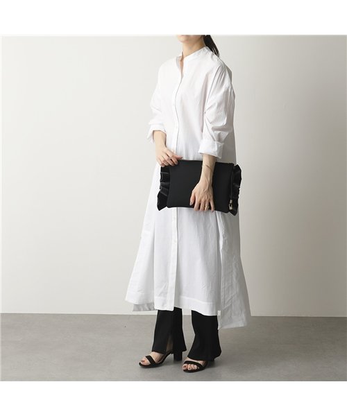 SAVE MY BAG(セーブマイバッグ)/【SAVE MY BAG(セーブマイバッグ)】2155N－LY－TU RIVIERE MAXI LYCRA リビエール  マキシ フリル ベロア ショルダーバッ/img02