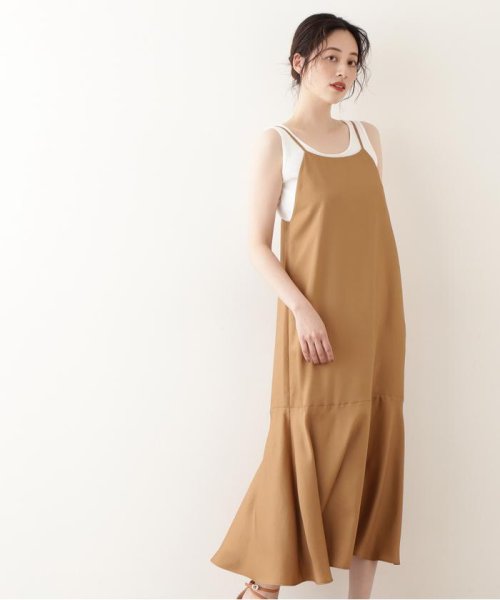 NATURAL BEAUTY BASIC(ナチュラルビューティーベーシック)/[洗える]シルキーキャミワンピース/img18