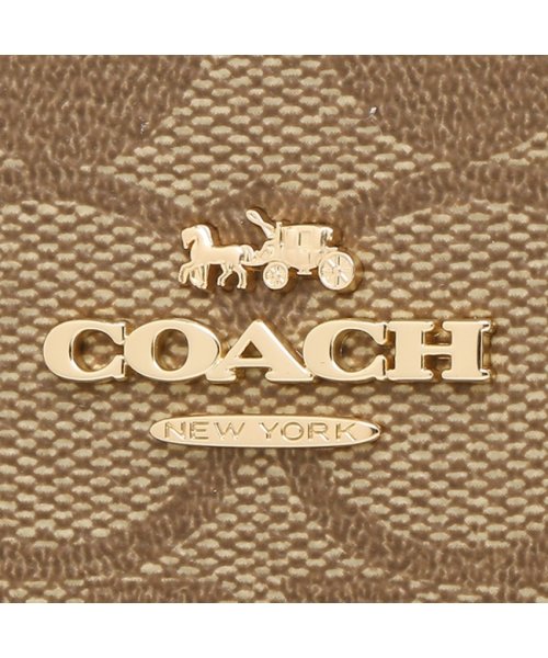 COACH(コーチ)/コーチ アウトレット 長財布 SIGNATURE ベージュ ブラウン レディース COACH C4452 IME74/img06