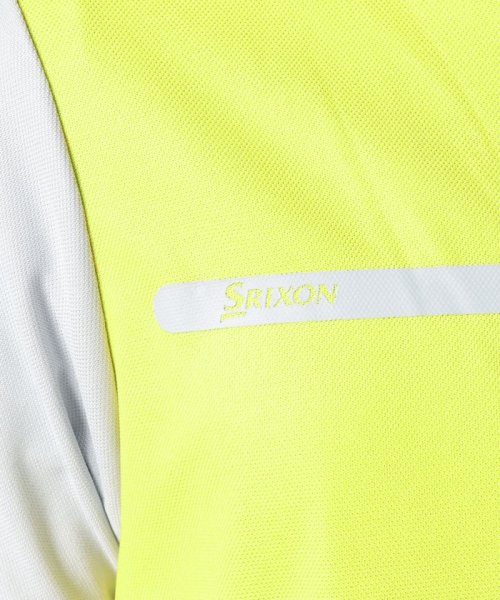 SRIXON(スリクソン)/ECO タイポモチーフジップアップシャツ【アウトレット】/img05