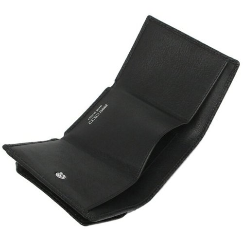 ジミーチュウ 三つ折り財布 ビアーレ ミニ財布 ブラック メンズ JIMMY CHOO BEALEEMG 14503734 CHOO ジミーチュウ 三つ折り財布 ビアーレ ミニ財布 ブラック メンズ JIMMY BEALEEMG