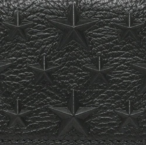 ジミーチュウ 三つ折り財布 ビアーレ ミニ財布 ブラック メンズ JIMMY CHOO BEALEEMG 14503734 CHOO ジミーチュウ 三つ折り財布 ビアーレ ミニ財布 ブラック メンズ JIMMY BEALEEMG