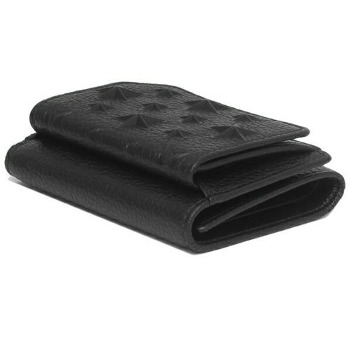 ジミーチュウ 三つ折り財布 ビアーレ ミニ財布 ブラック メンズ JIMMY CHOO BEALEEMG 14503734 CHOO ジミーチュウ 三つ折り財布 ビアーレ ミニ財布 ブラック メンズ JIMMY BEALEEMG