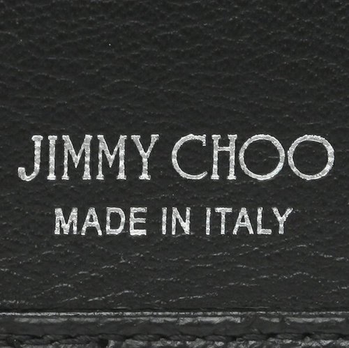ジミーチュウ 三つ折り財布 ビアーレ ミニ財布 ブラック メンズ JIMMY CHOO BEALEEMG 14503734 CHOO ジミーチュウ 三つ折り財布 ビアーレ ミニ財布 ブラック メンズ JIMMY BEALEEMG