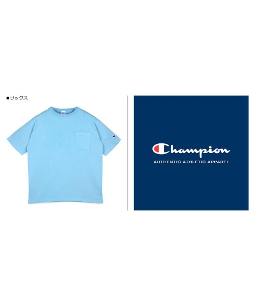 CHAMPION(チャンピオン)/チャンピオン Champion Tシャツ 半袖 メンズ レディース ティーテンイレブン T1011 ポケット 無地 POCKET T－SHIRT ベージュ カー/img01