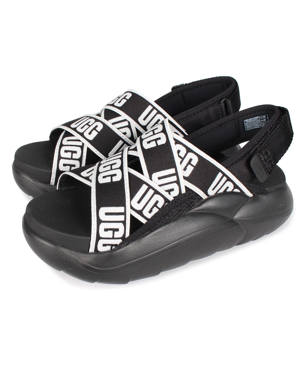 UGG アグ サンダル ストラップサンダル クラウド ロー レディース LA CLOUD LOW SANDAL ブラック 黒 1110090 UGG アグ サンダル ストラップサンダル クラウド ロー レディース LA CLOUD LOW SANDAL ブラック 黒 1110090