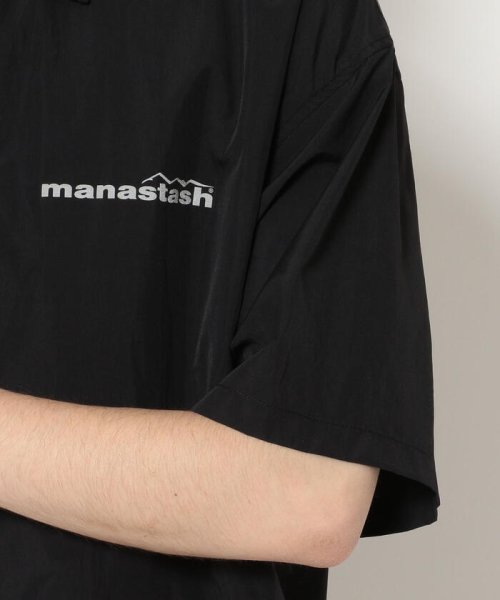 BEAVER(ビーバー)/MANASTASH/マナスタッシュ　SHELTECH LOGO SS SHIRTS シェルテックロゴショートスリーブシャツ/img04