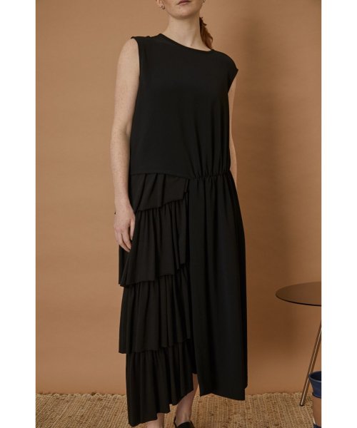 RIM.ARK(リムアーク)/Fine gather asymmetry tops/img04