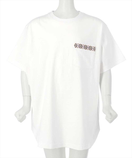 anap mimpi(アナップミンピ)/【KIDS】オルテガ刺繍ラウンドヘムビックTシャツ/img20