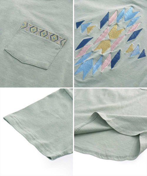 anap mimpi(アナップミンピ)/【KIDS】オルテガ刺繍ラウンドヘムビックTシャツ/img26