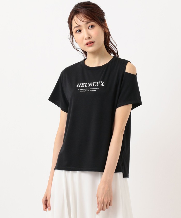 セール】【洗える】マーガレットロゴ Tシャツ(504060083) | フェルゥ