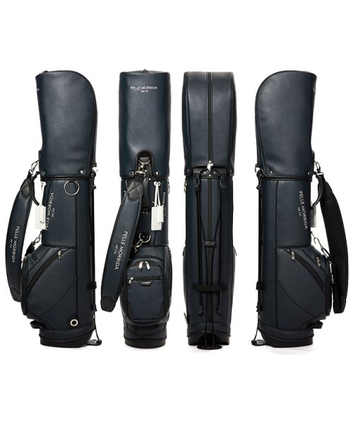 PELLE MORBIDA(ペッレモルビダ)/ペッレモルビダ ゴルフ PELLE MORBIDA GOLF PMO－PG001 キャディバッグ 9型 口枠 5分割 スタンドタイプ 自立 撥水 PVC/img05