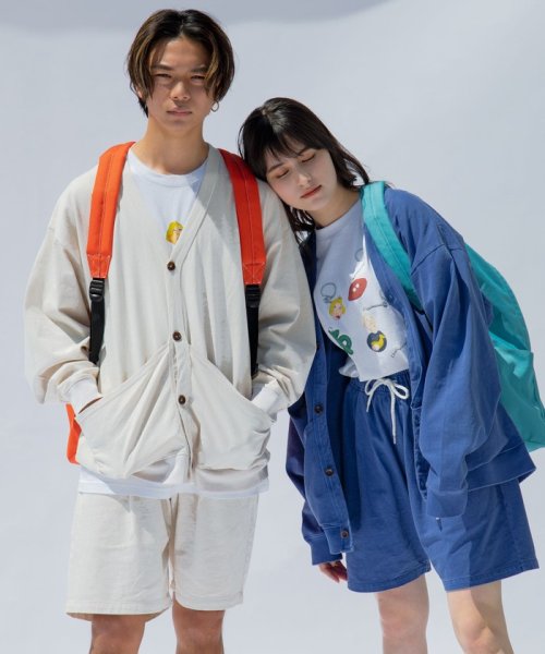 SHIPS MEN(シップス　メン)/【WEB限定】SHIPS: Roots ビッグシルエット ピグメント加工 ショーツ ≪セットアップ対応≫/img02