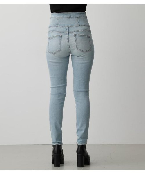 AZUL by moussy(アズールバイマウジー)/HI－WAIST BUTTON DENIM SKINNY２/img33