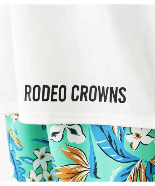 RODEO CROWNS WIDE BOWL(ロデオクラウンズワイドボウル)/(WEB限定)Onemile Tシャツ&リラックスパンツセット/img15
