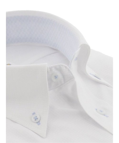 TAKA-Q(タカキュー)/形態安定吸水速乾 レギュラーフィット ボタンダウン半袖シャツ/img01