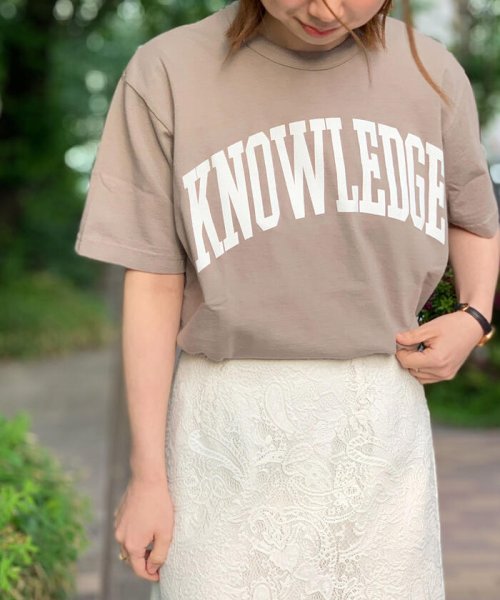 NOLLEY’S goodman(ノーリーズグッドマン)/【BARNS OUTFITTERS/バーンズアウトフィッターズ】別注 KNOWLEDGE プリントTシャツ/img13