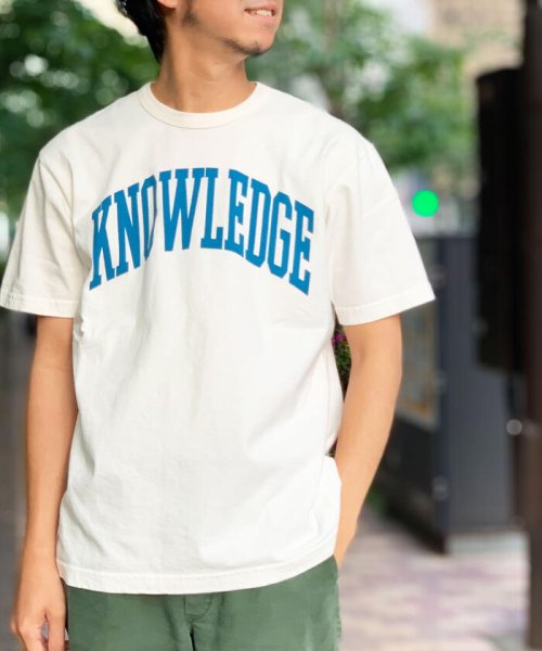 NOLLEY’S goodman(ノーリーズグッドマン)/【BARNS OUTFITTERS/バーンズアウトフィッターズ】別注 KNOWLEDGE プリントTシャツ/img14