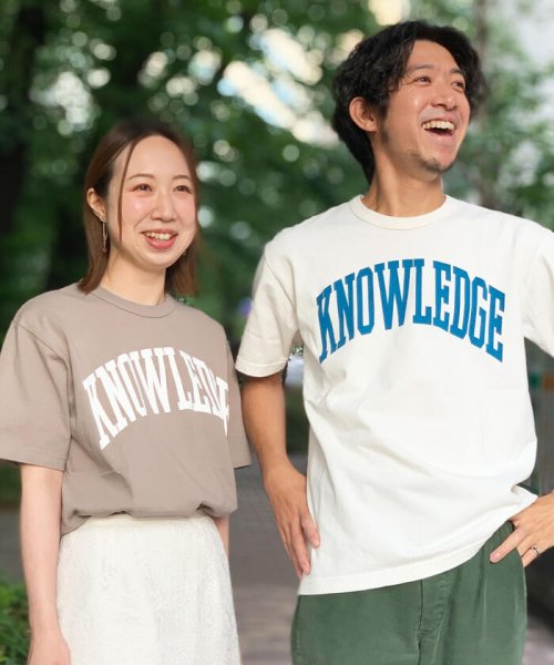 NOLLEY’S goodman(ノーリーズグッドマン)/【BARNS OUTFITTERS/バーンズアウトフィッターズ】別注 KNOWLEDGE プリントTシャツ/img15
