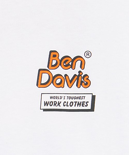 BEN DAVIS(BEN DAVIS)/【BEN DAVIS】 ベンデイビス 「HERE’S」バックプリント ビッグシルエット半袖Tシャツ/img05