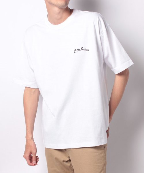 BEN DAVIS(BEN DAVIS)/【BEN DAVIS】 ベンデイビス ルードエンブレムバックプリント ビッグシルエット半袖Tシャツ/img08