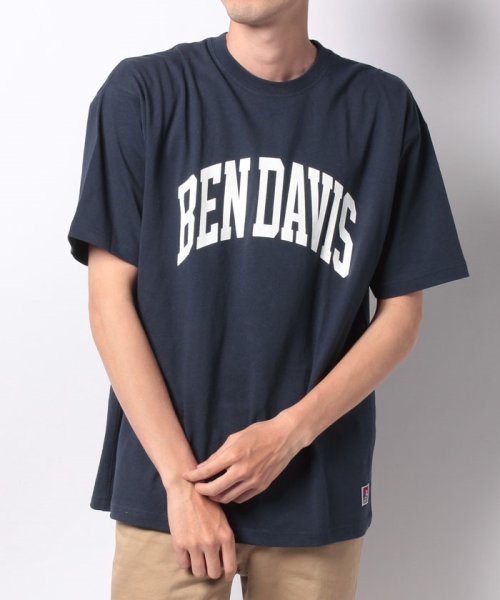 BEN DAVIS(BEN DAVIS)/【BEN DAVIS】 ベンデイビス カレッジロゴ バックプリント ビッグシルエットTシャツ/img12